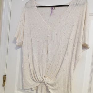 Tie front top